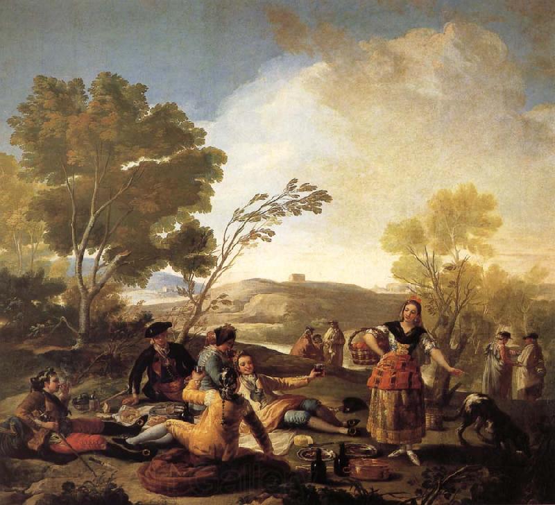 Francisco Goya The Picnic France oil painting art